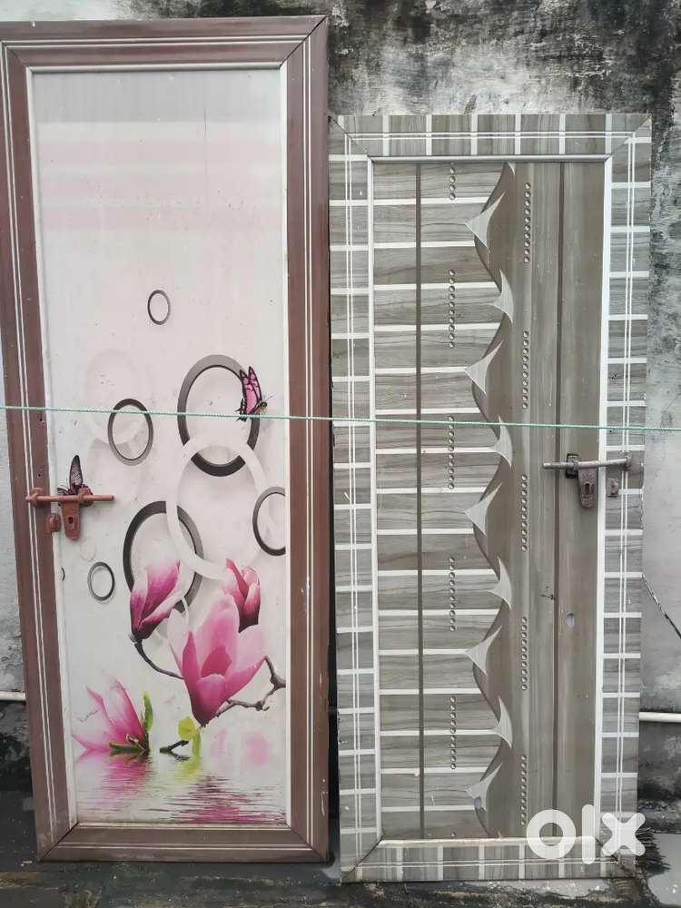 Two plastic doors