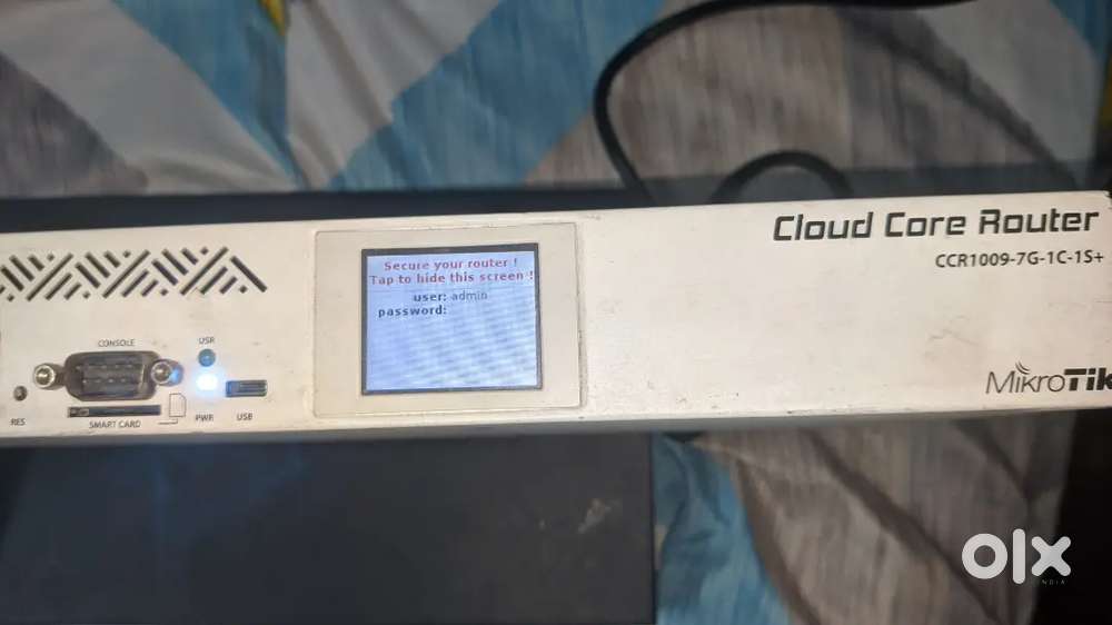 MikroTik Cloud Core Router CCR1009-7G-1C-1S+ Used, Excellent Condition