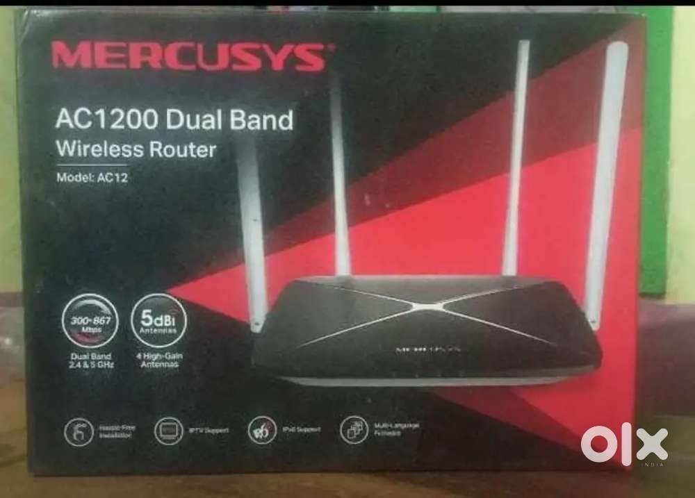 Brand new mercusys Ac-1200 dual band router
