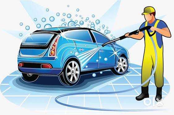 Car washing work
