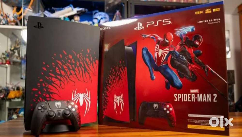 Sony PlayStation PS5 Spiderman Disc Edition 825GB Bundle Texted (CFI