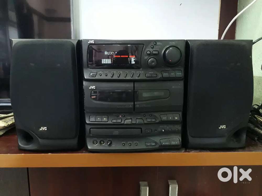 Vintage JVC Mini Hi-fi music system, Made in Japan, Aux Good working
