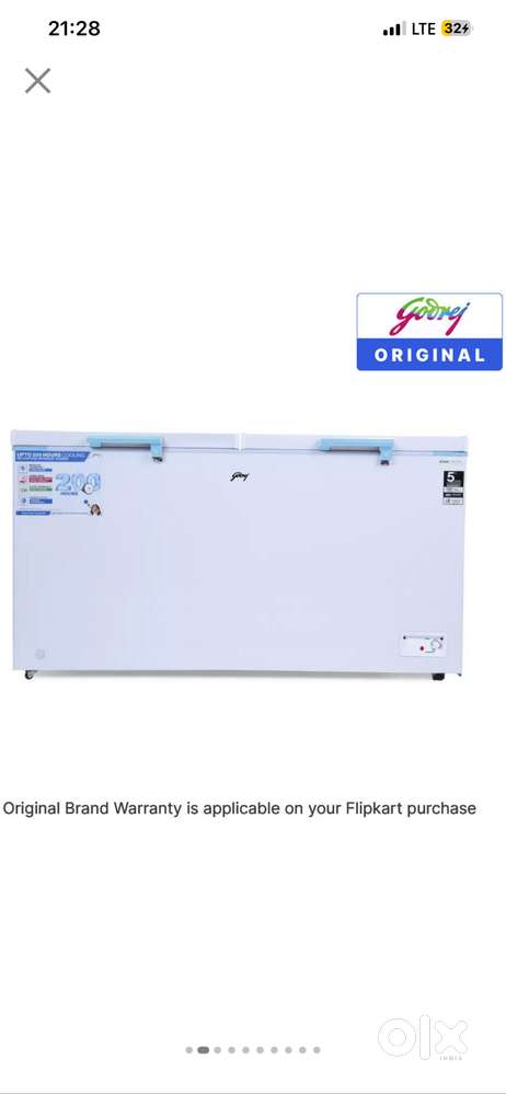 D fridge goodrej  5 months old