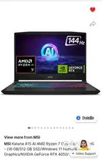 MSI Katana Gaming laptop 6 months old