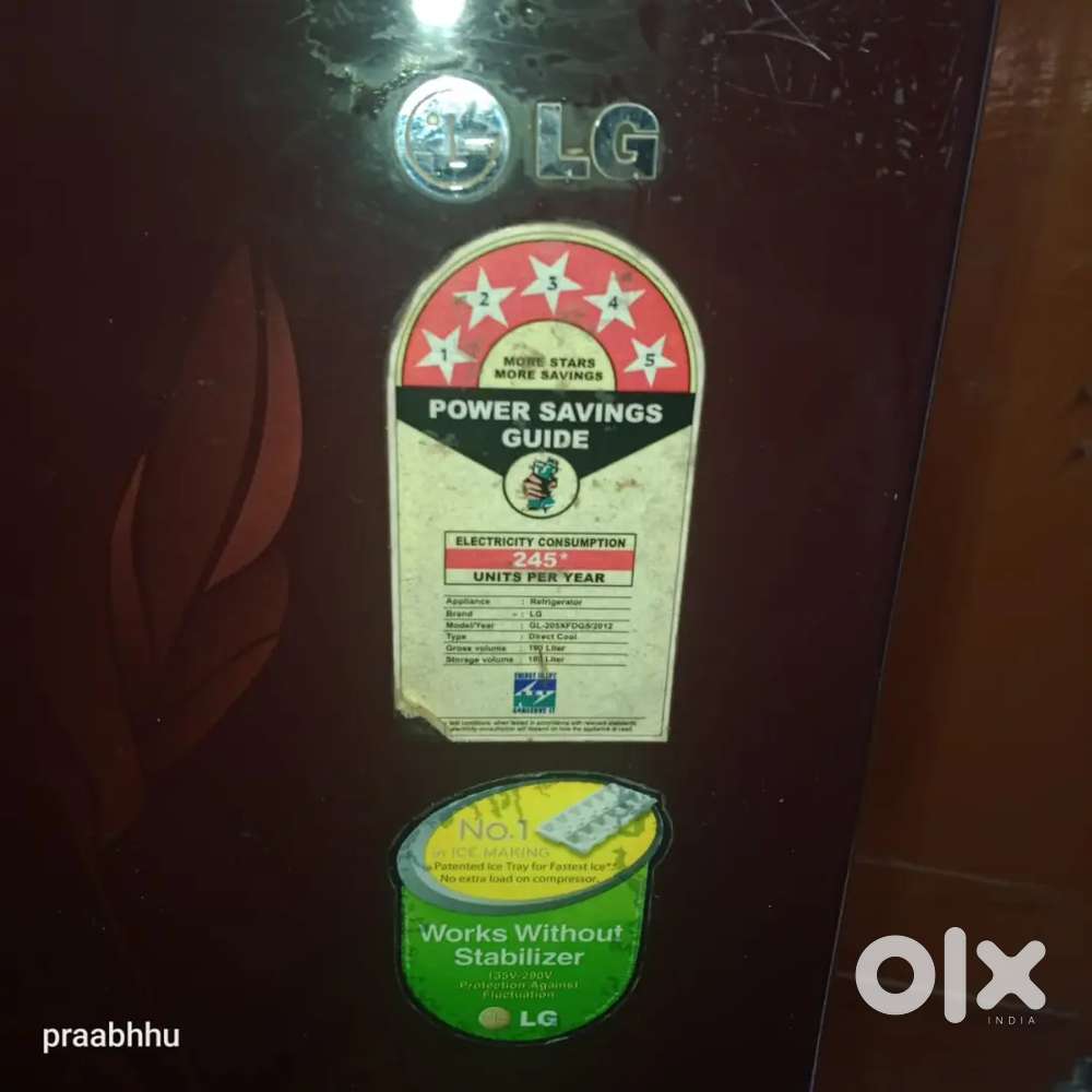 LG fridge for sale