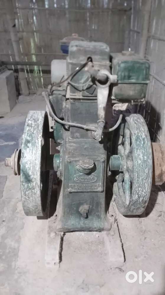 Diesel machine and rice milling Hular set