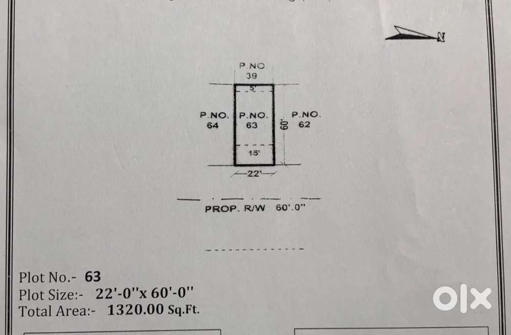 Phanda, Udaipur UIT plot 1320 feet