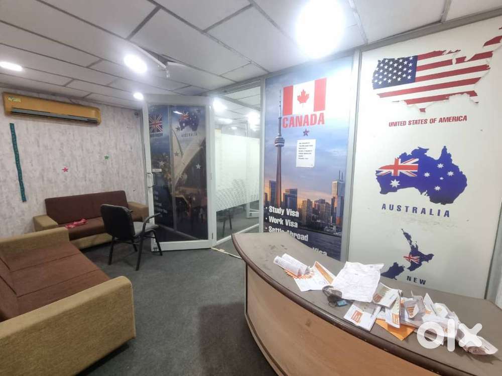 For Rent 1175 sq. ft Fully Furnished Office, C G Road