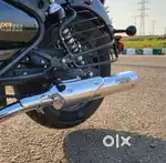 RE super meteor Crash Leg Guard & Bar end mirrors