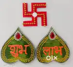 Wooden shubh labh for Festival, Pooja, Door, Home Decoration,Gift