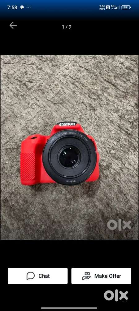Canon 200D Mark II with kit lens 18-55 mm in very Good Condition