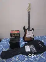 ELECTRIC GUITAR & 15 WATT PALCO AMPLIFIER