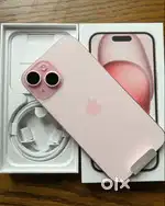 Selling my 6 month old iphone 15 with bill and Box. Refurbished