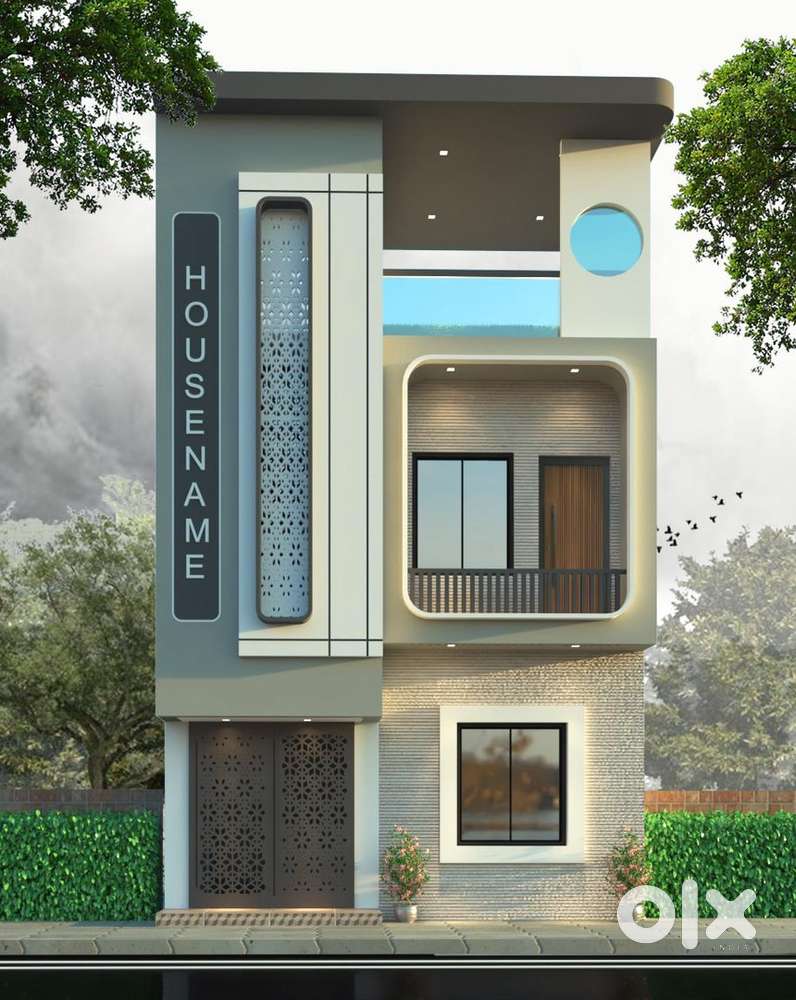 Indore road pr corner garden face bunglow in budget (tirupati crystal)