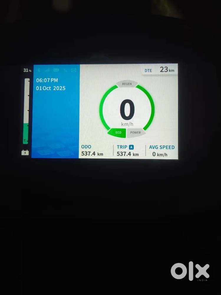 TVS ique base model new only one month old