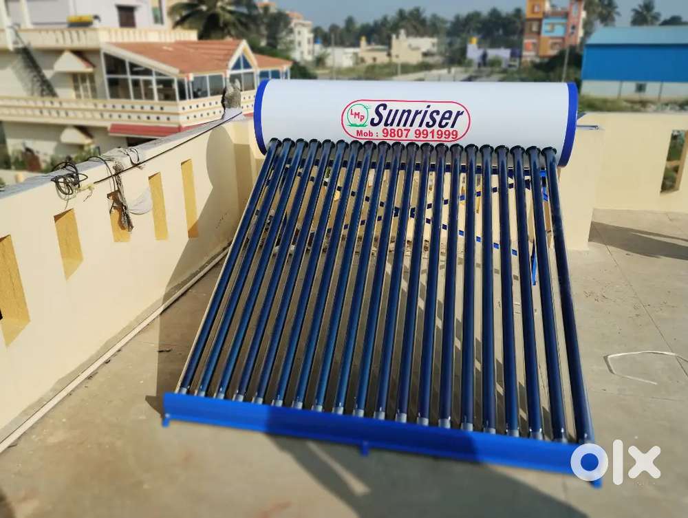 Easy EMI facility for solar water heater