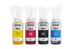Epson Ink Bottle Set (Black, Cyan, Magenta, Yellow) – Original
