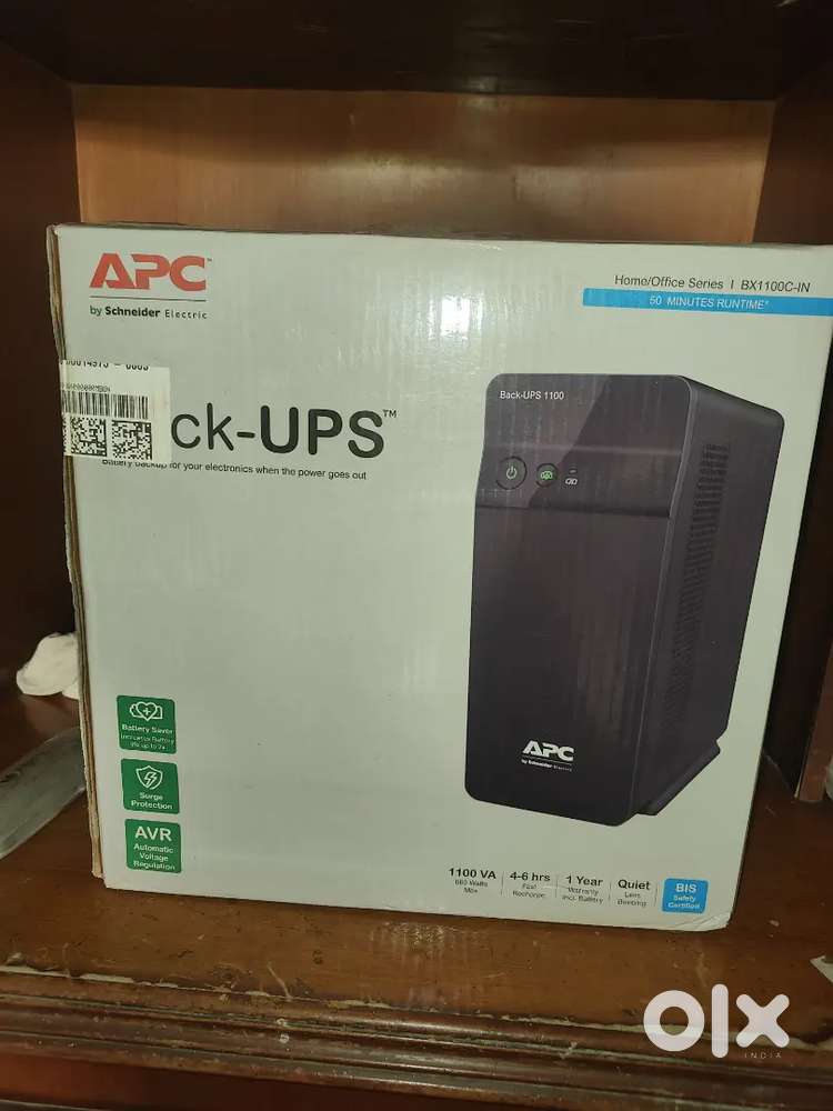 APC Back-UPS BX1100C-IN 1100VA / 660W, 230V, UPS System