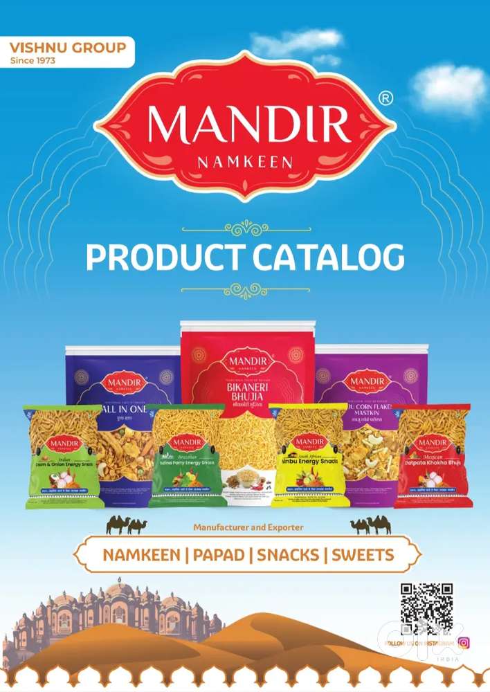 Salesman for Mandir Namkeen Products