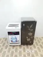 Hardly Used Fridge & Washing Machine Combo - Single Owner - Like New