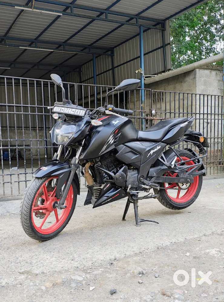 TVS APACHE RTR 160 4V, 2022,Dual disk, single owner, insurance current