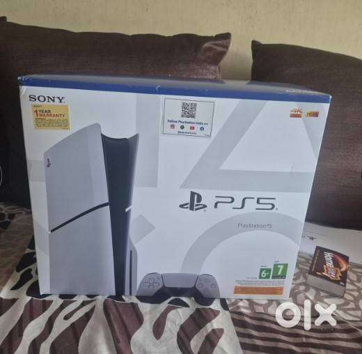 Ps5 Slim Disk 1TB Edition for sale with 10Games Under warrenty