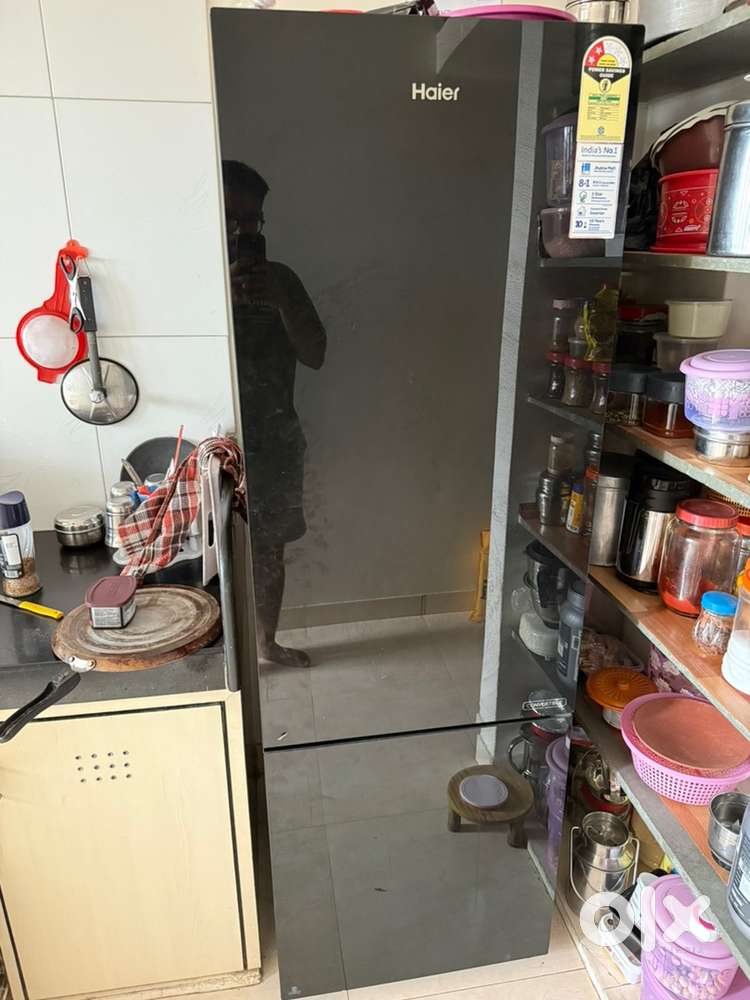 Haier 265 liter, 1.5 year old refrigerator for sale