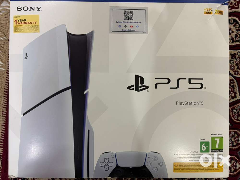 PS5 Disc edition with two controllers available.