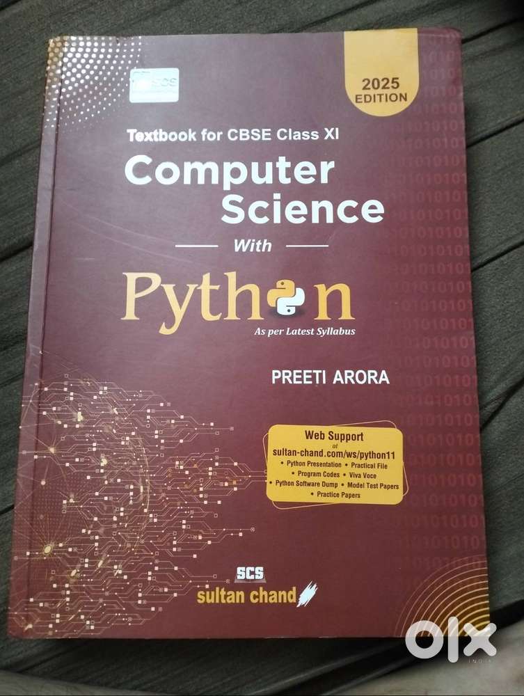 Computer science with python class XI2025 Edition by Preeti Arora