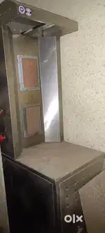 An unused Shawarma machine