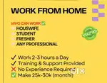 Work from home part time or full time