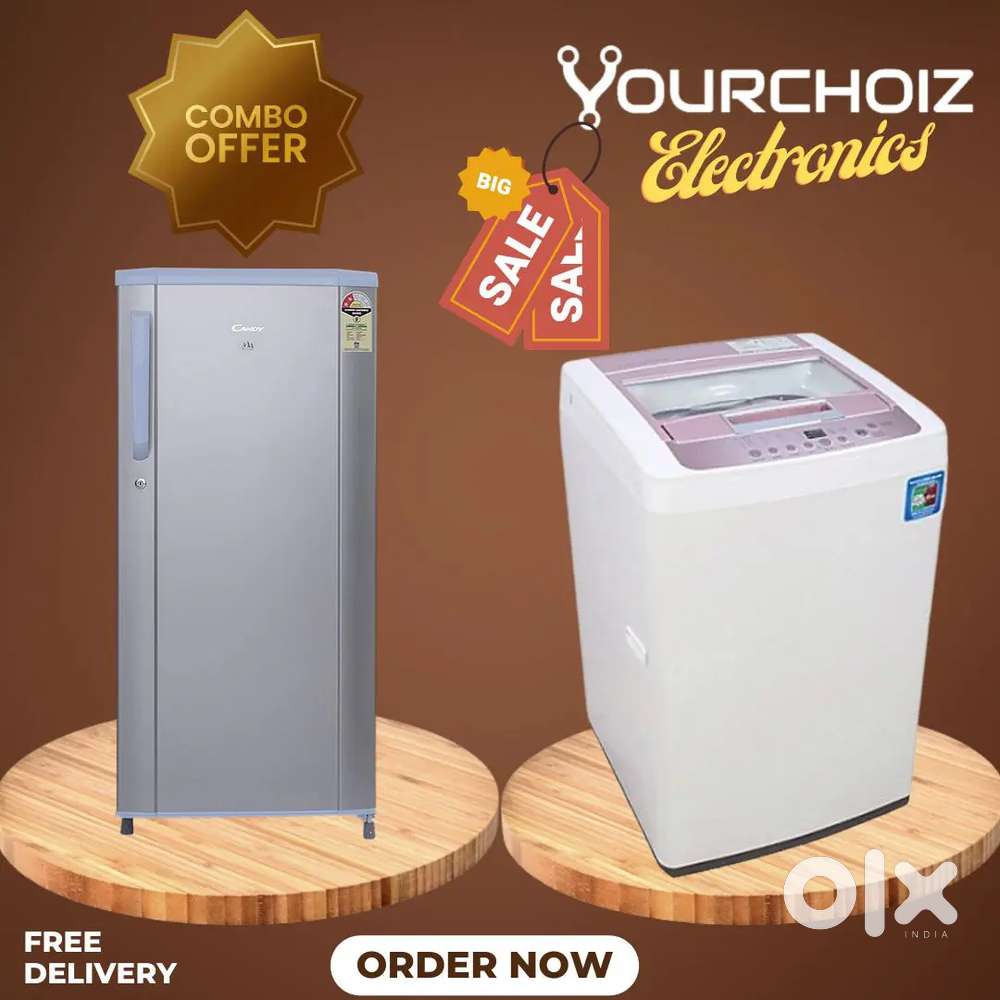 Used Washing Machine & Fridge Combo for Sale