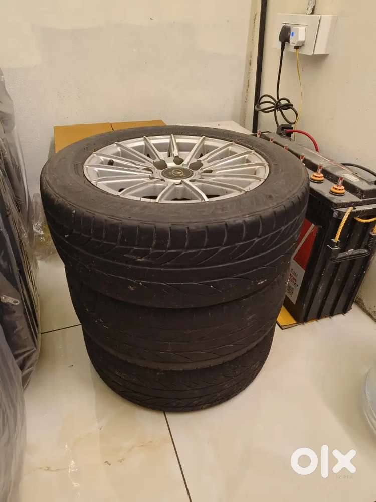 12 inch Neo alloys with tyre for sale
