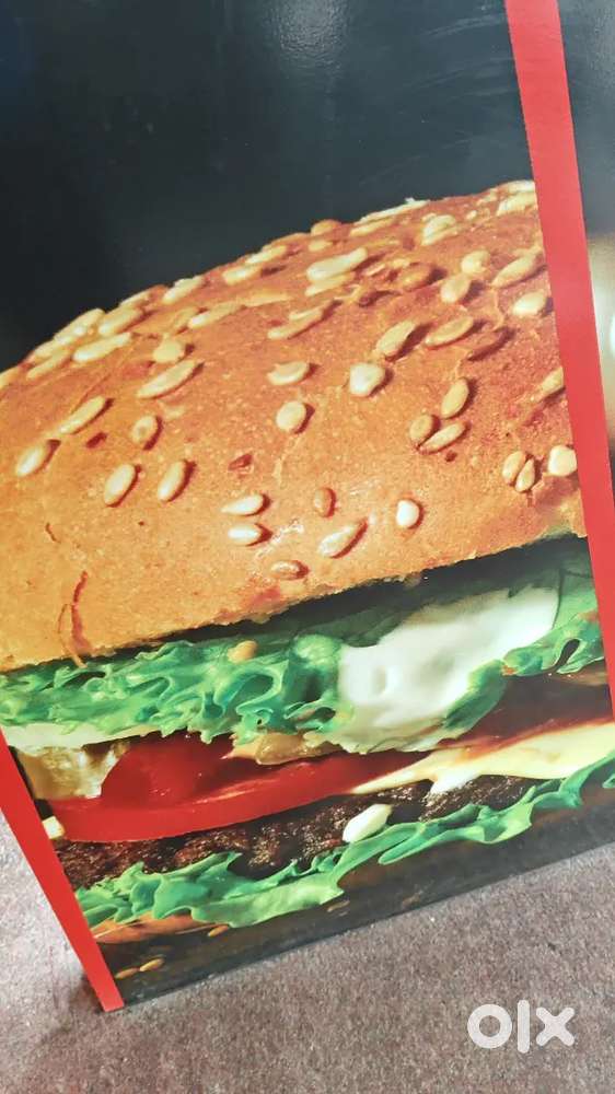 Fried chicken burger