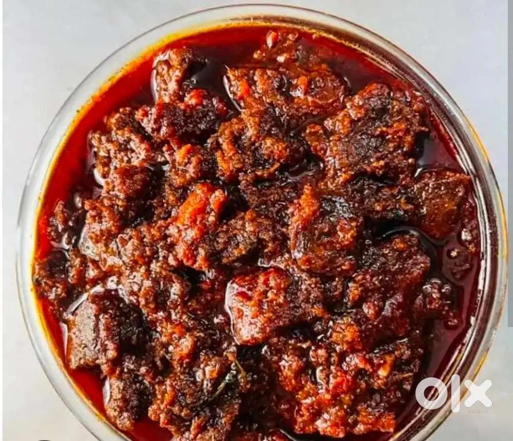 Taste and home made chiken pickel and mutton & gungura prawns resanabu