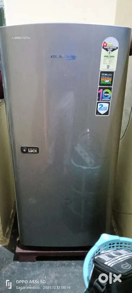 Voltas company 1 yr old and new working condition..190 Lt.capacity