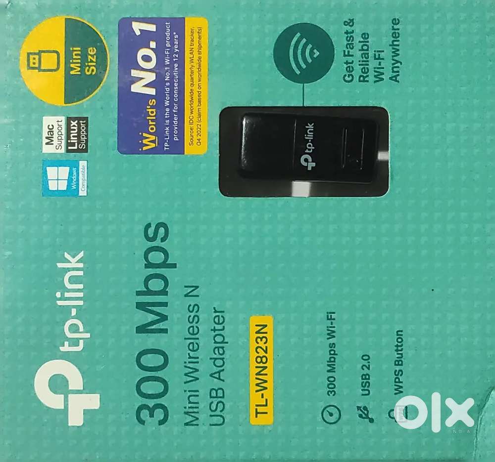 TP-Link TL-WN823N 300Mbps Mini WiFi USB Adapter - ₹500