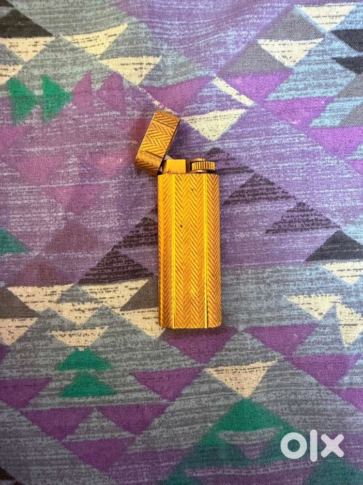 Cartier gold plated vintage lighter