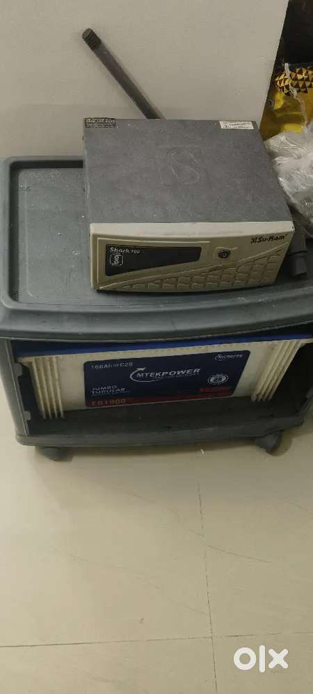 Microtek 160 ah battery and sukam inverter