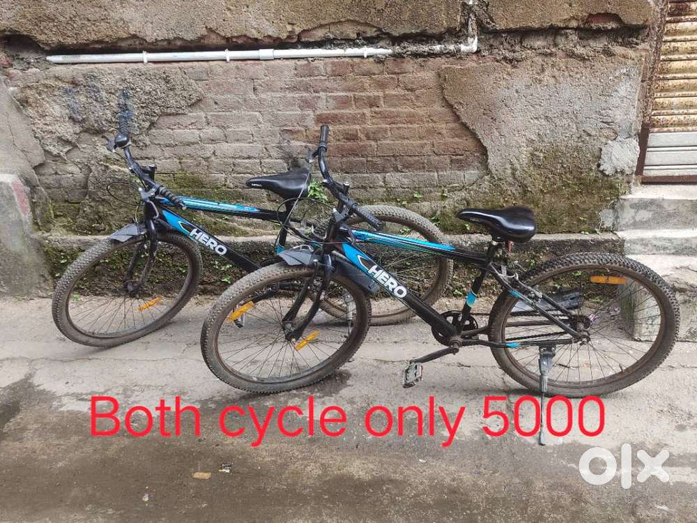 Hero brand new cycle buy 2 only 5000 both for single cycle only 2500