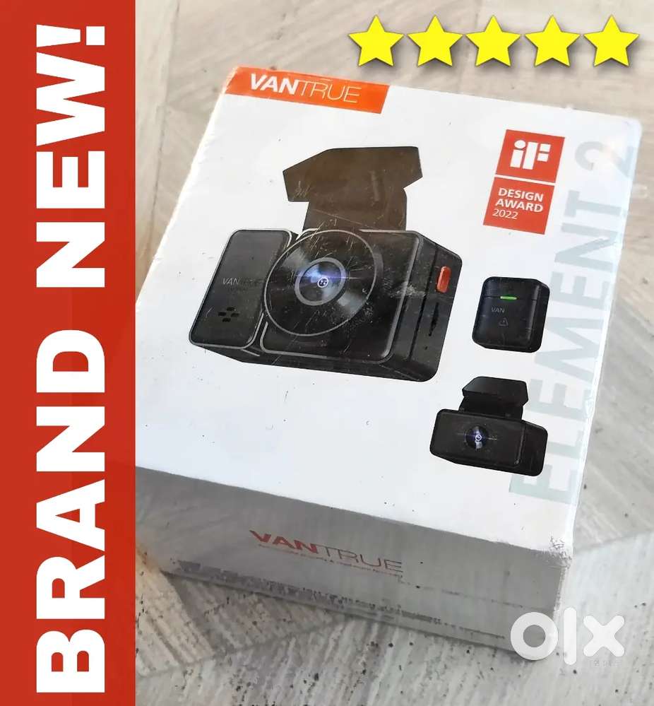 [BRAND NEW!] VANTRUE E2 CAR DASHCAM Front & Rear Cameras