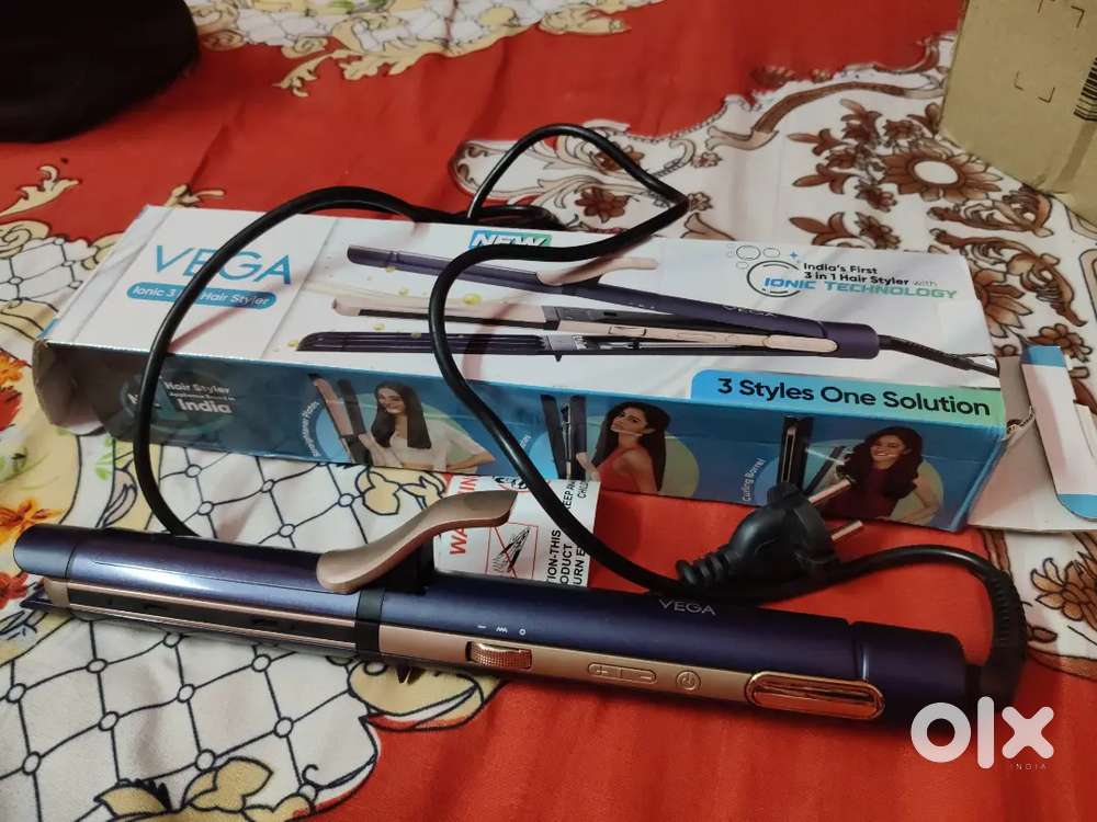 VEGA Iconic 3 in 1 Hair styler machine straightner curler crimping