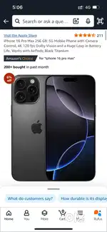 16 pro max unused 256 gb