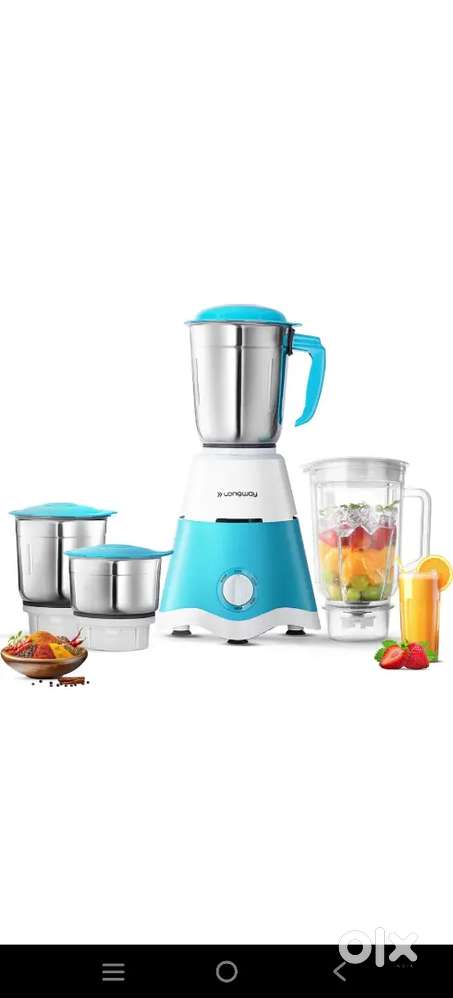 New longway mixer grinder 750w with 4jar 1juicer with company warranty