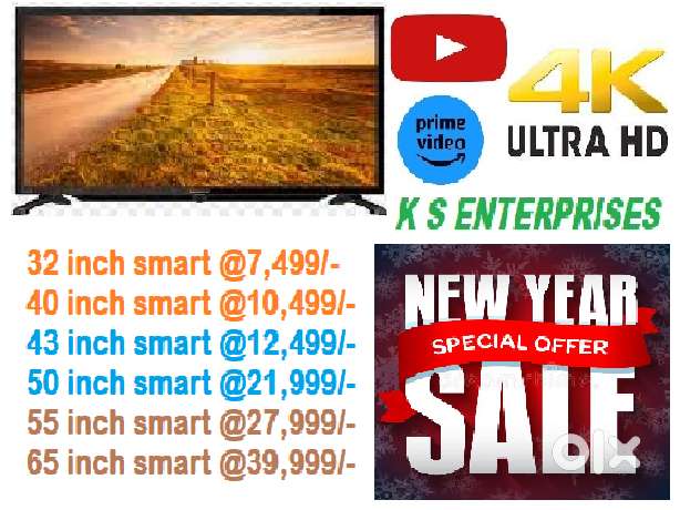 55 inch smart QLED @ 27999/- only with Bluetooth,inbuilt voice command