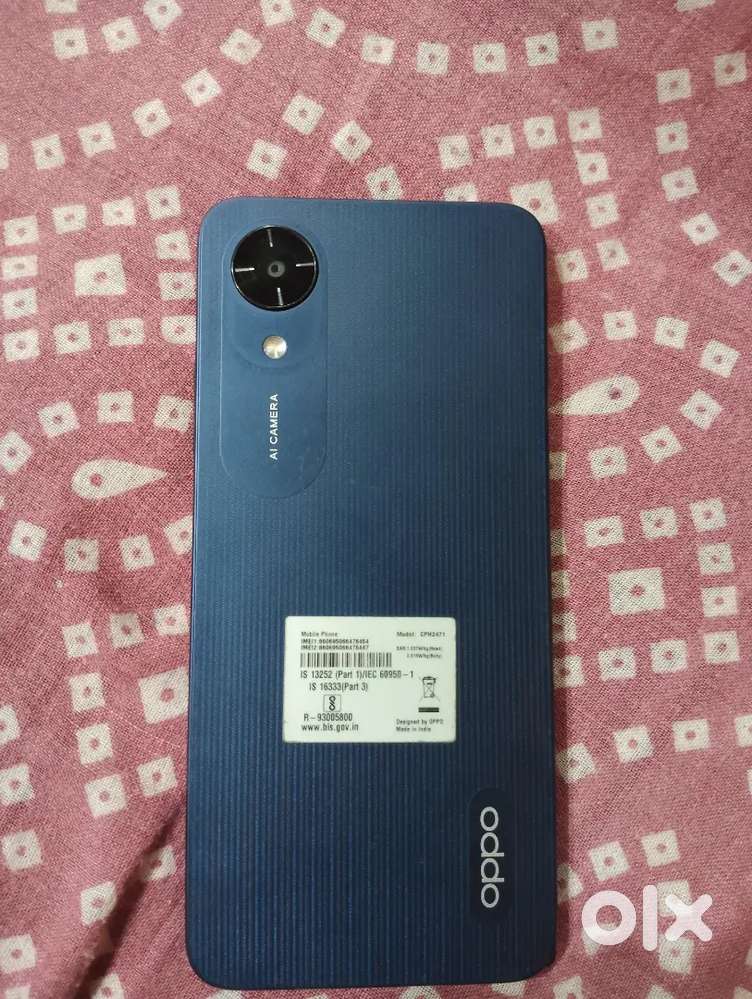 Phone is  in  good conditions oppoA17k  ram-3GB and storage-64.0GB