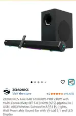 Sell My ZEBRONIX 5.0 Home Thetar
