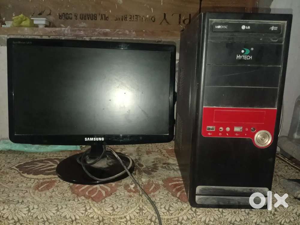 Computer parts- Monitor and CPU