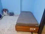 Single bed with mattress