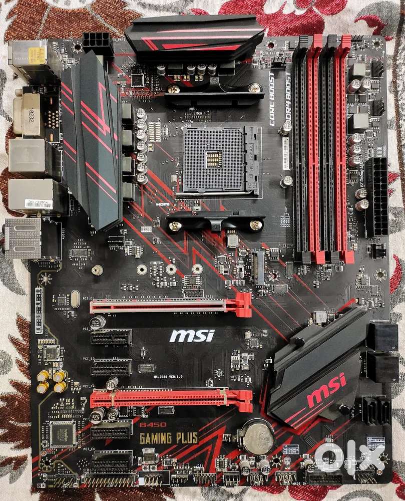 MSI B450 Gaming Plus Motherboard and AMD Ryzen 3 3300X Processor